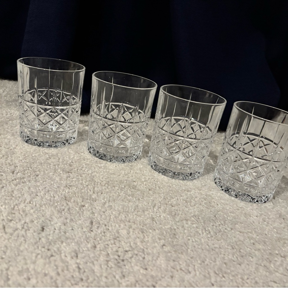 Elegant crystal Glass whiskey/scotch Set